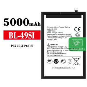 Bateria BL-49SI para ITEL P55 5G
