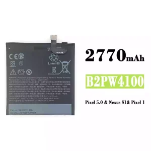 Bateria B2PW4100 para Google Pixel 5.0 / Nexus S1 / Pixel 1