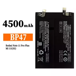 Bateria BP47 para Xiaomi Redmi Note 11 Pro Plus / Mi 11i