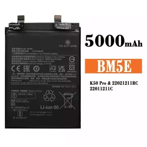 Bateria BM5E para Xiaomi K50 Pro