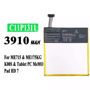 Bateria C11P1311 para Asus Tablet PC MeMO / Pad HD7