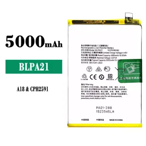 Bateria BLPA21 para OPPO A18
