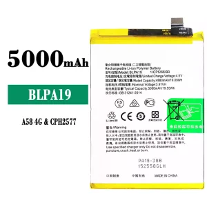 Bateria BLPA19 para OPPO A58 4G / A38 / A79 5G