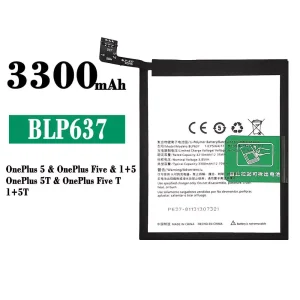 Bateria BLP637 para OnePlus 5 / OnePlus 5T