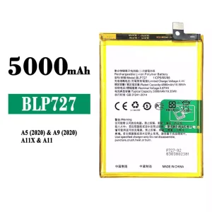 Bateria BLP727 para OPPO A5 2020 / A9 2020 / A11X / A11