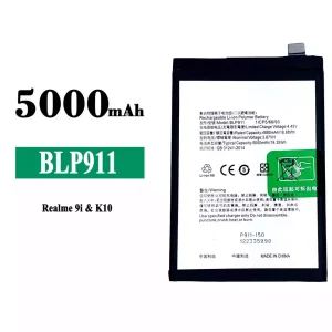Bateria BLP911 para OPPO Realme 9i /Realme K10 /Realme 9 Pro