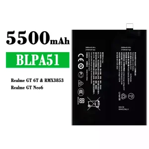 Bateria BLPA51 para OPPO Realme GT 6T/ Realme GT Neo 6