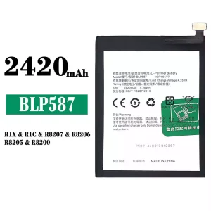 Bateria BLP587 para OPPO R1X/R1C