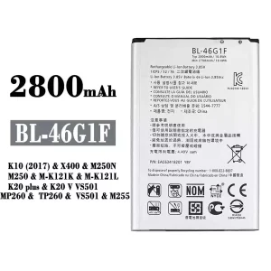 Bateria BL-46G1F para LG K10 (2017) / K20 plus