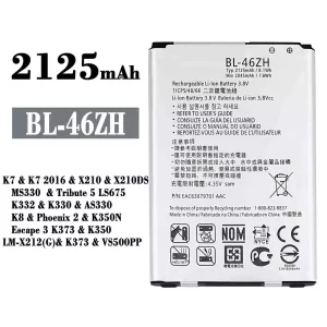 Bateria BL-46ZH para LG K7 2016 / K8 / Phoenix 2