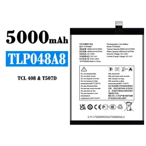 Bateria TLP048A8 para Alcatel TCL 408/T507D