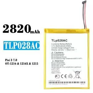 Bateria TLp028AC para Alcatel Pixi 3 7.0