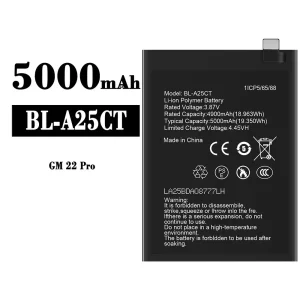 Bateria BL-A25CT para General Mobile GM 22 Pro