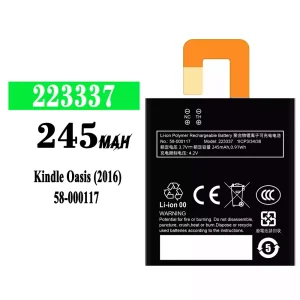Bateria 223337 para Amazon Kindle Oasis (2016)/58-000117