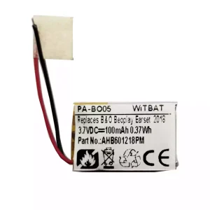 Bateria de reposição para B&O Beoplay Earset 2018,Jabra Talk 15 SE,AHB601218PM