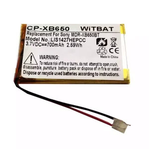 Bateria de reposição para Sony MDR-XB650BT,DR-BTN200,MDR-XB950BT,MDR-XB950B1,WH-XB700,MDR-ZX330BT,MDR-ZX550BN,MDR-RF985R