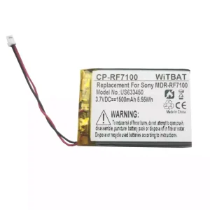 Bateria de reposição para Sony BP-HP1200,MDR-DS7000,MDR-RF7000,MDR-RF7100 SL00131-1