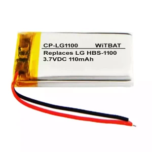 Bateria de reposição para LG HBS-1100,HBS-A100,HBS-810,AEC501224