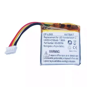 Bateria de reposição para Ultimate Ears Wonderboom,984-000851,984-000839,533-000154,AEC944643