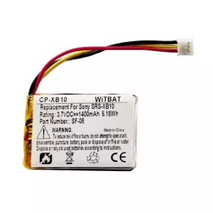 Bateria de reposição para Sony SRS-XB100,SRS-XB10,SRS-XB12,WH-L600,Logitech S100