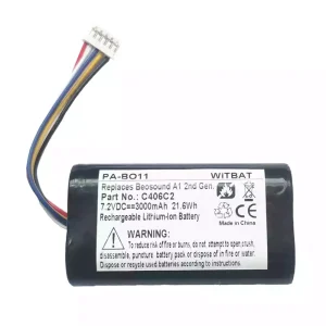 Bateria de reposição para Bang & Olufsen Beosound A1 2nd Gen,C406C2