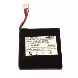 Bateria de reposição para Marshall Kilburn,TF-18650-2200-1S4PA