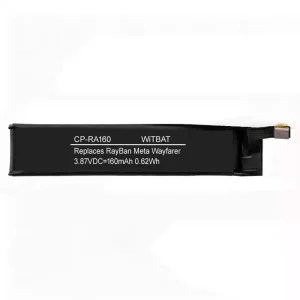 Bateria para Ray-Ban Meta Wayfarer 890-01923-B